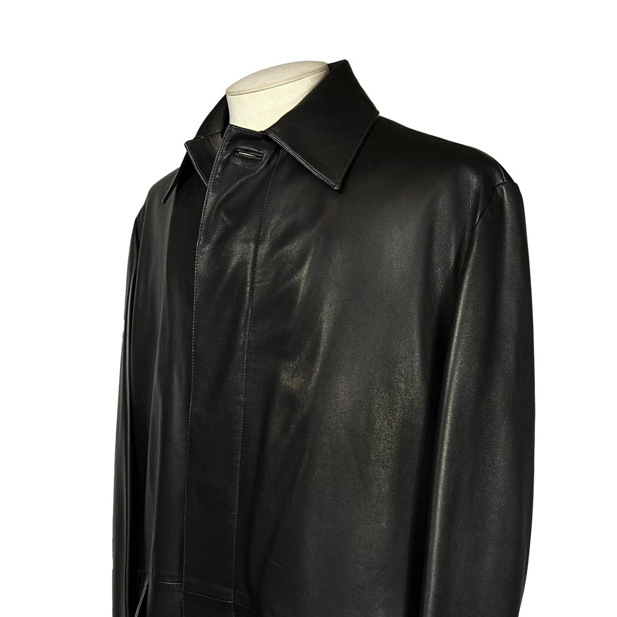 Manteau en cuir Loewe - Le Beau Gustave