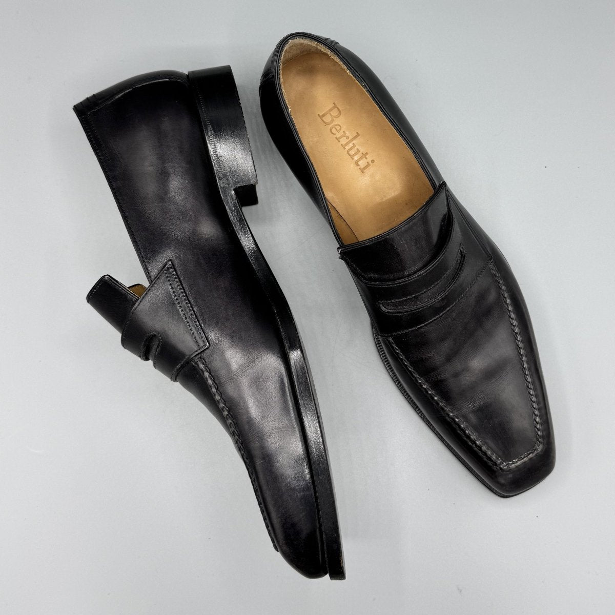 Mocassins Berluti Andy démesure noirs - Le Beau Gustave