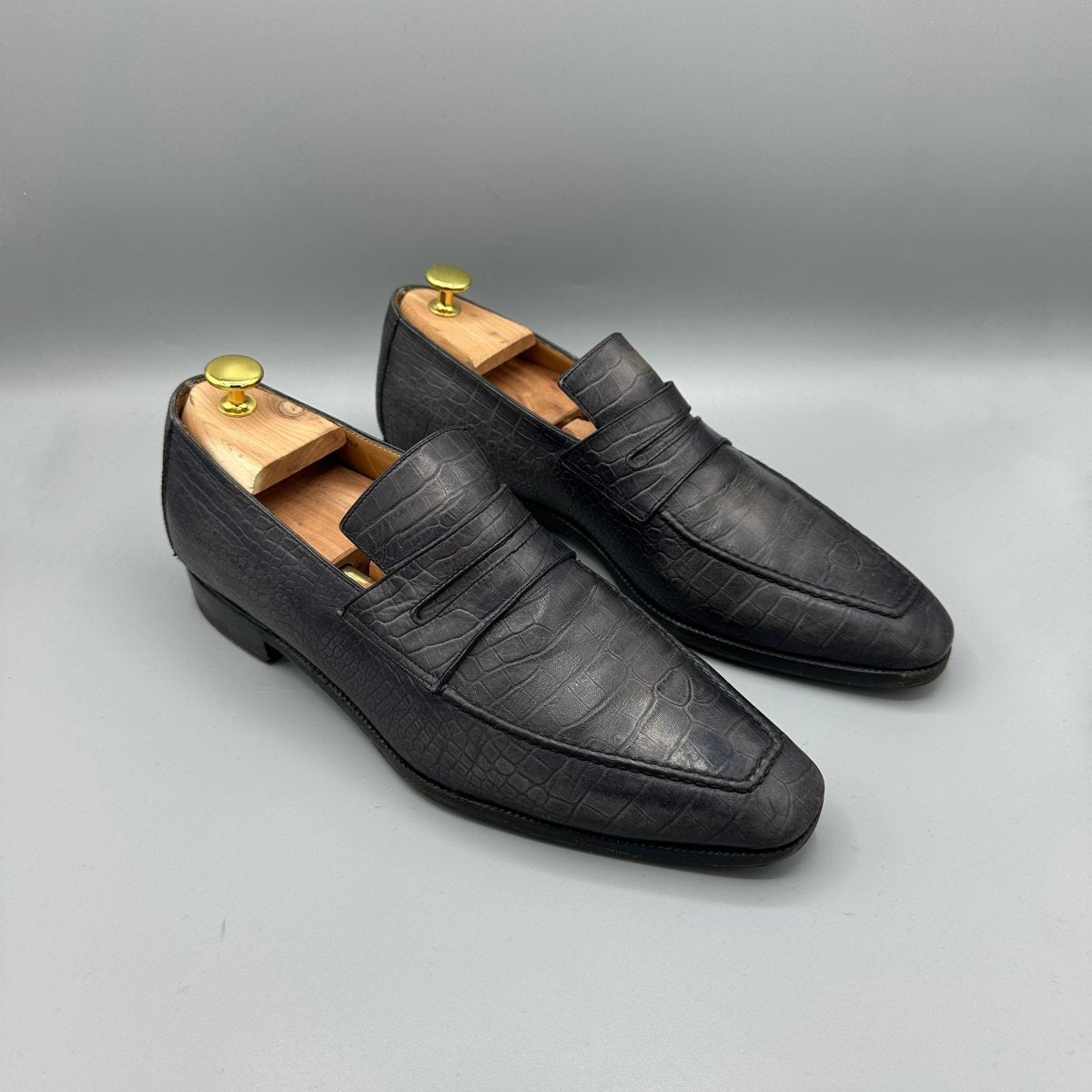 Mocassins gris Berluti - Le Beau Gustave