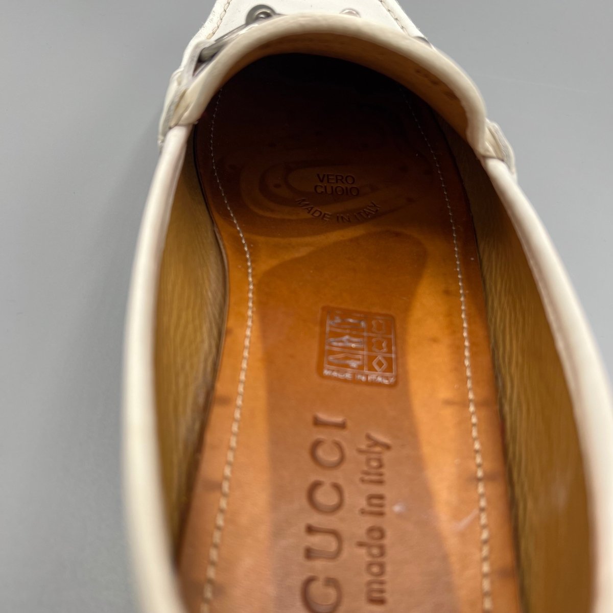 Mocassins Gucci blanc - Le Beau Gustave
