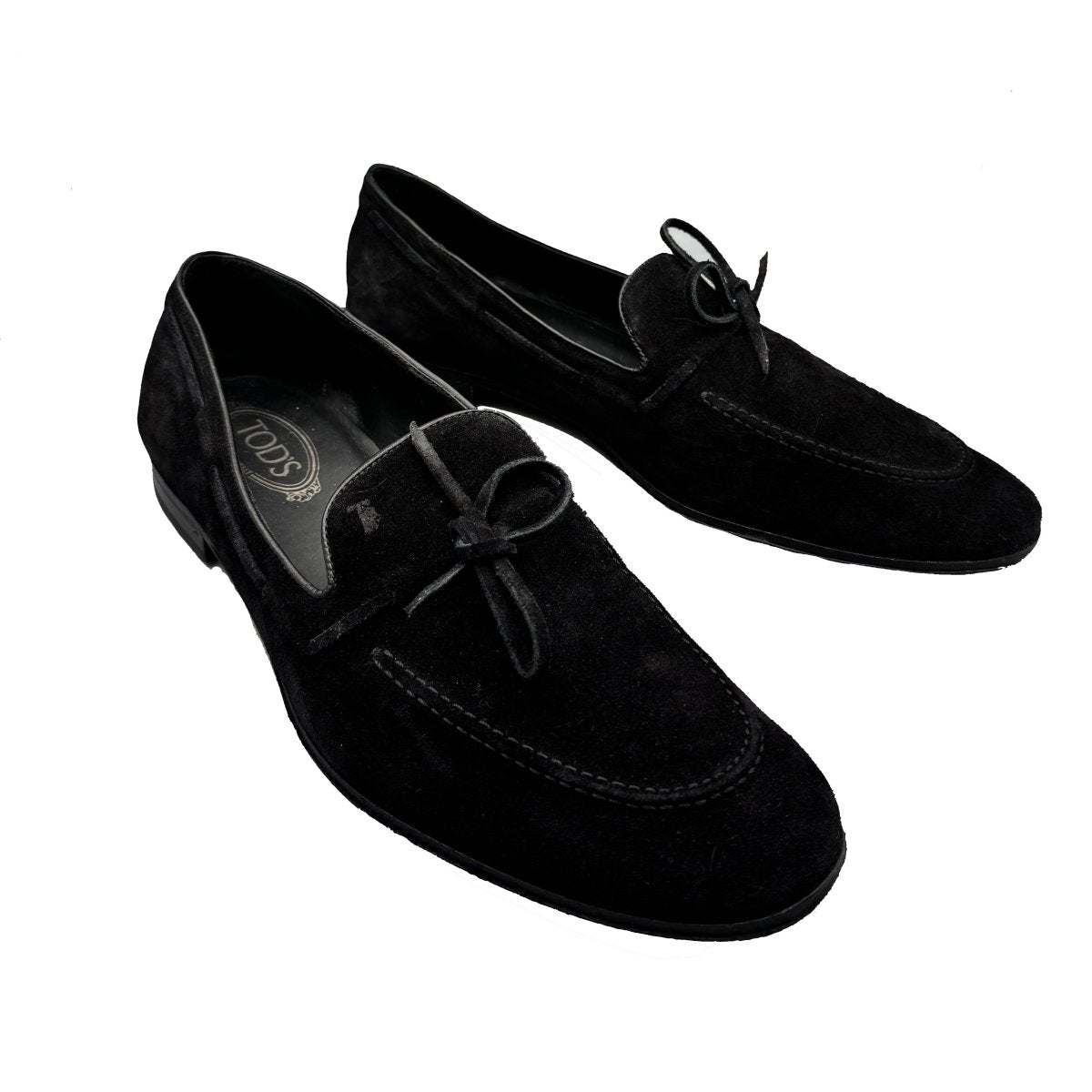 Mocassins Tod's noirs en daim - Le Beau Gustave