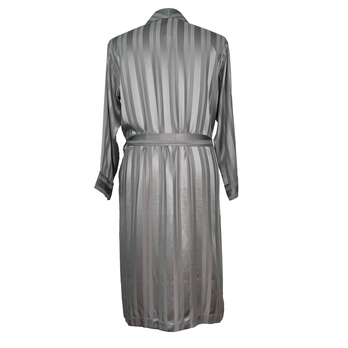 Peignoir en soie gris - Le Beau Gustave