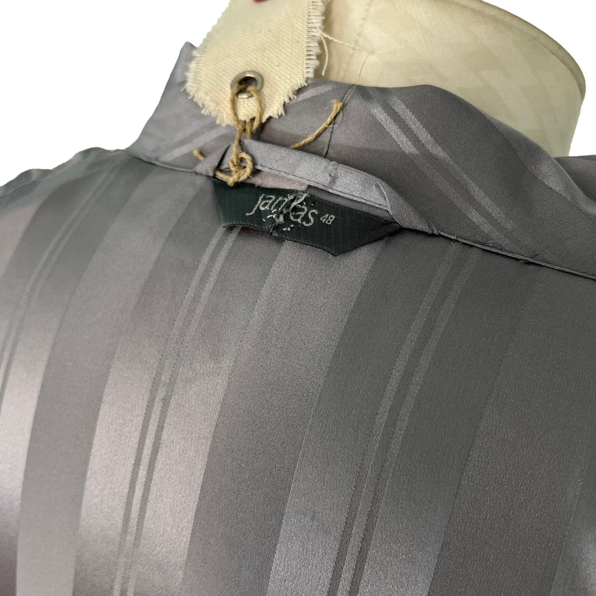 Peignoir en soie gris - Le Beau Gustave
