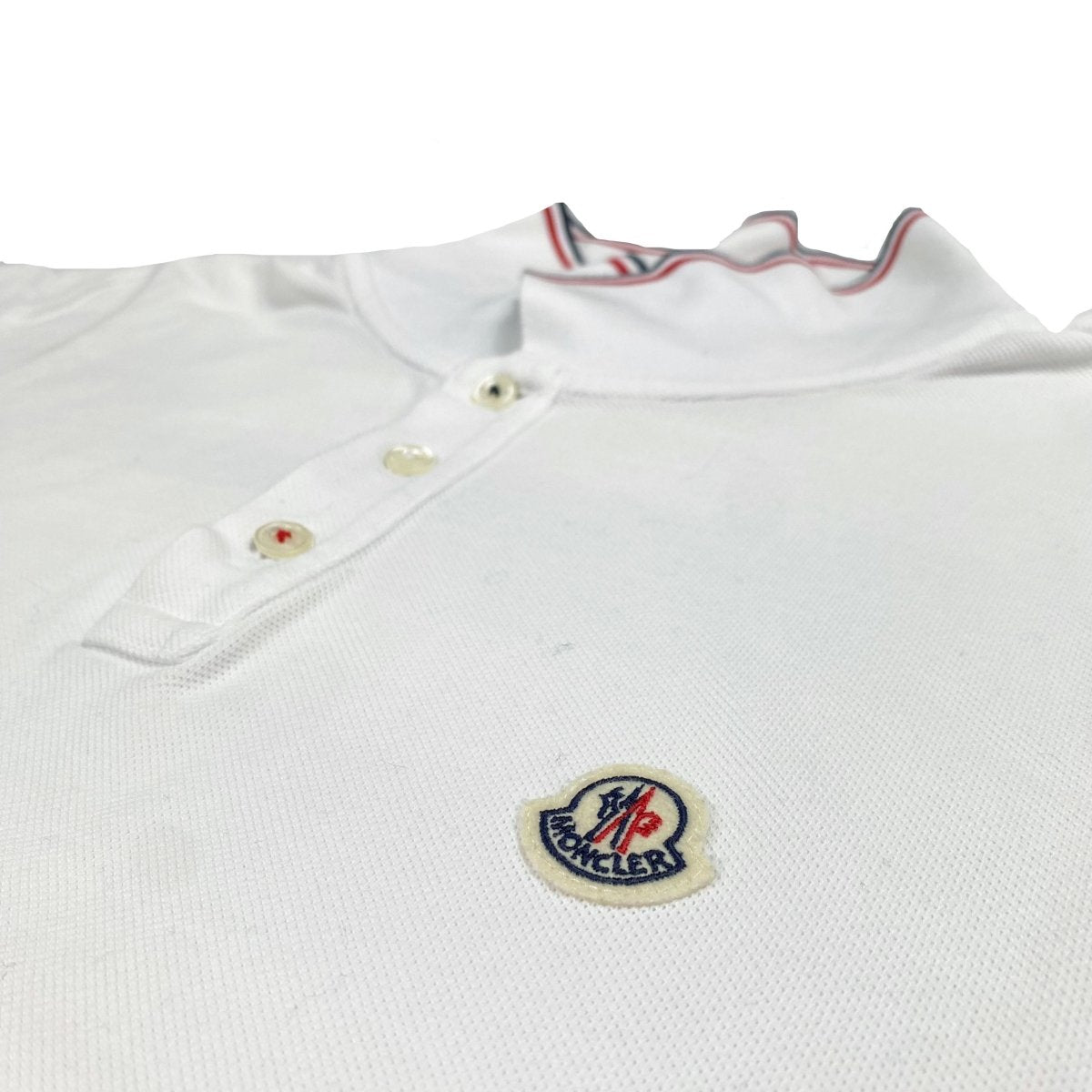Polo blanc Moncler - Le Beau Gustave