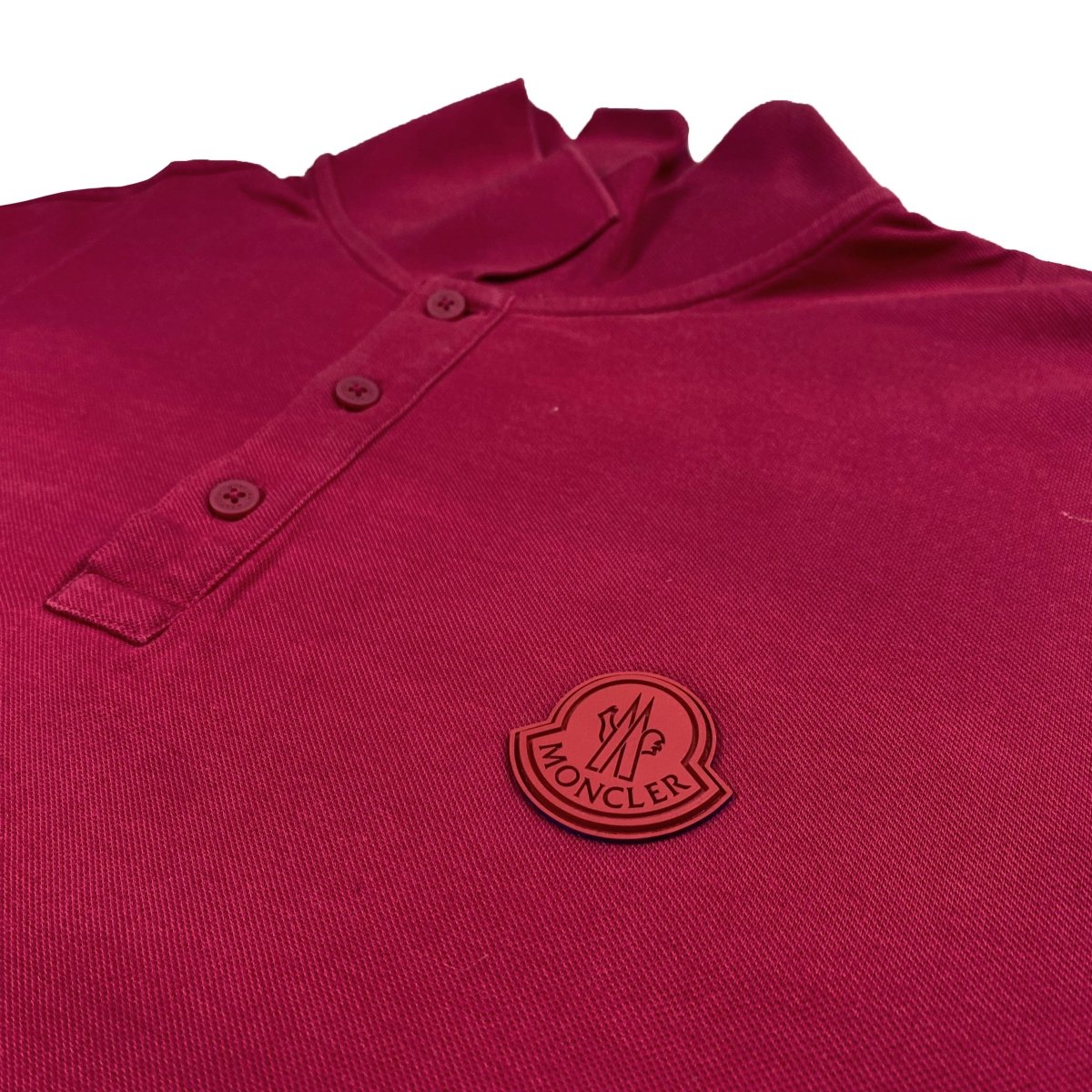 Polo framboise Moncler - Le Beau Gustave