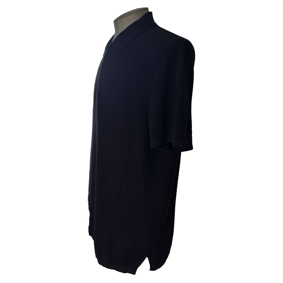 Polo Hermès vintage noir coton - Le Beau Gustave