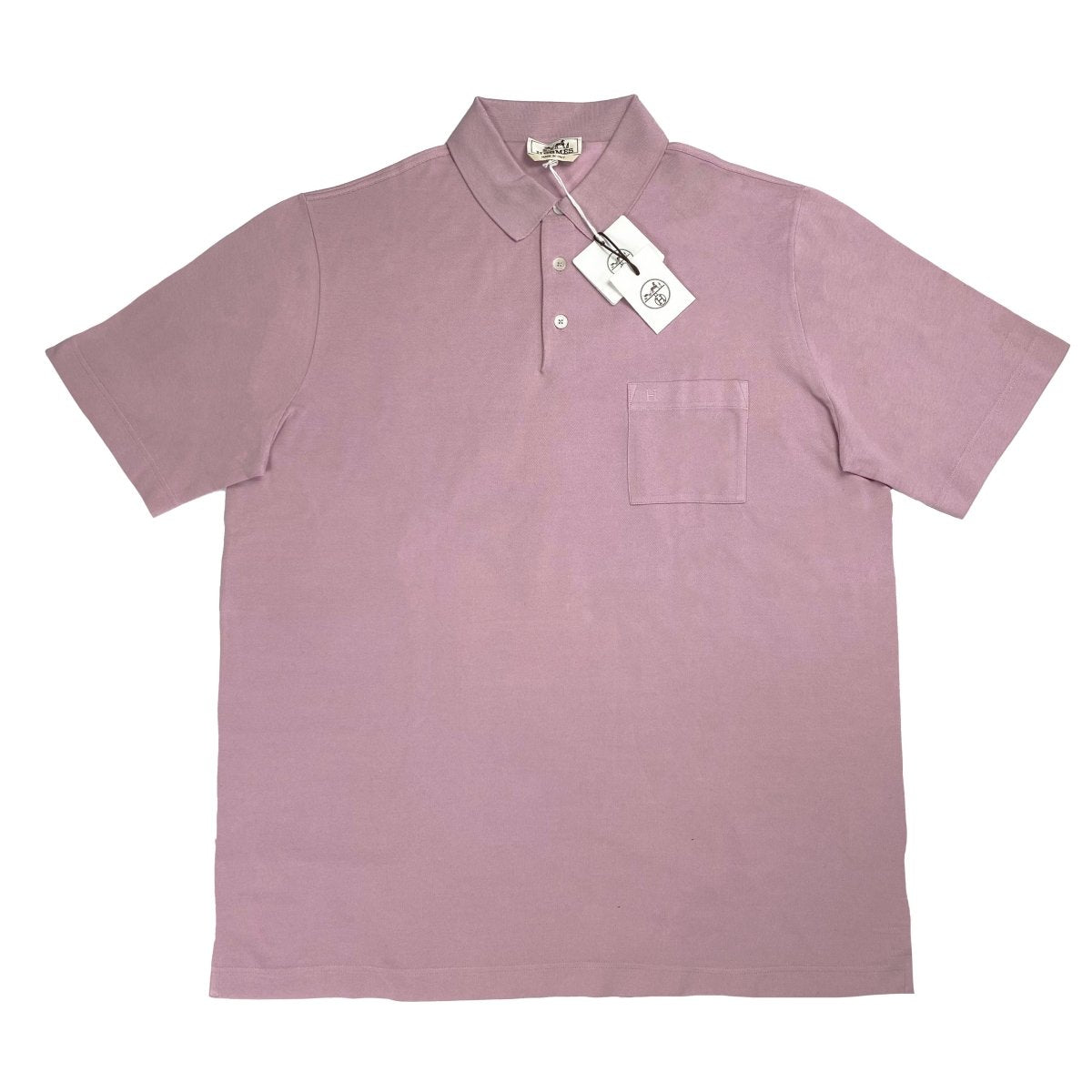 Polo rose clair Hermès - Le Beau Gustave