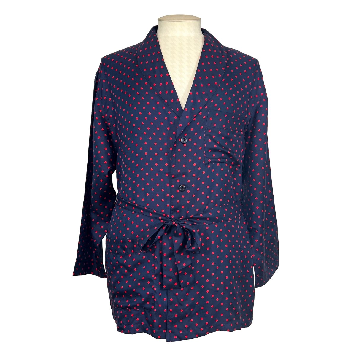 Pyjama à pois en soie Lui - Le Beau Gustave