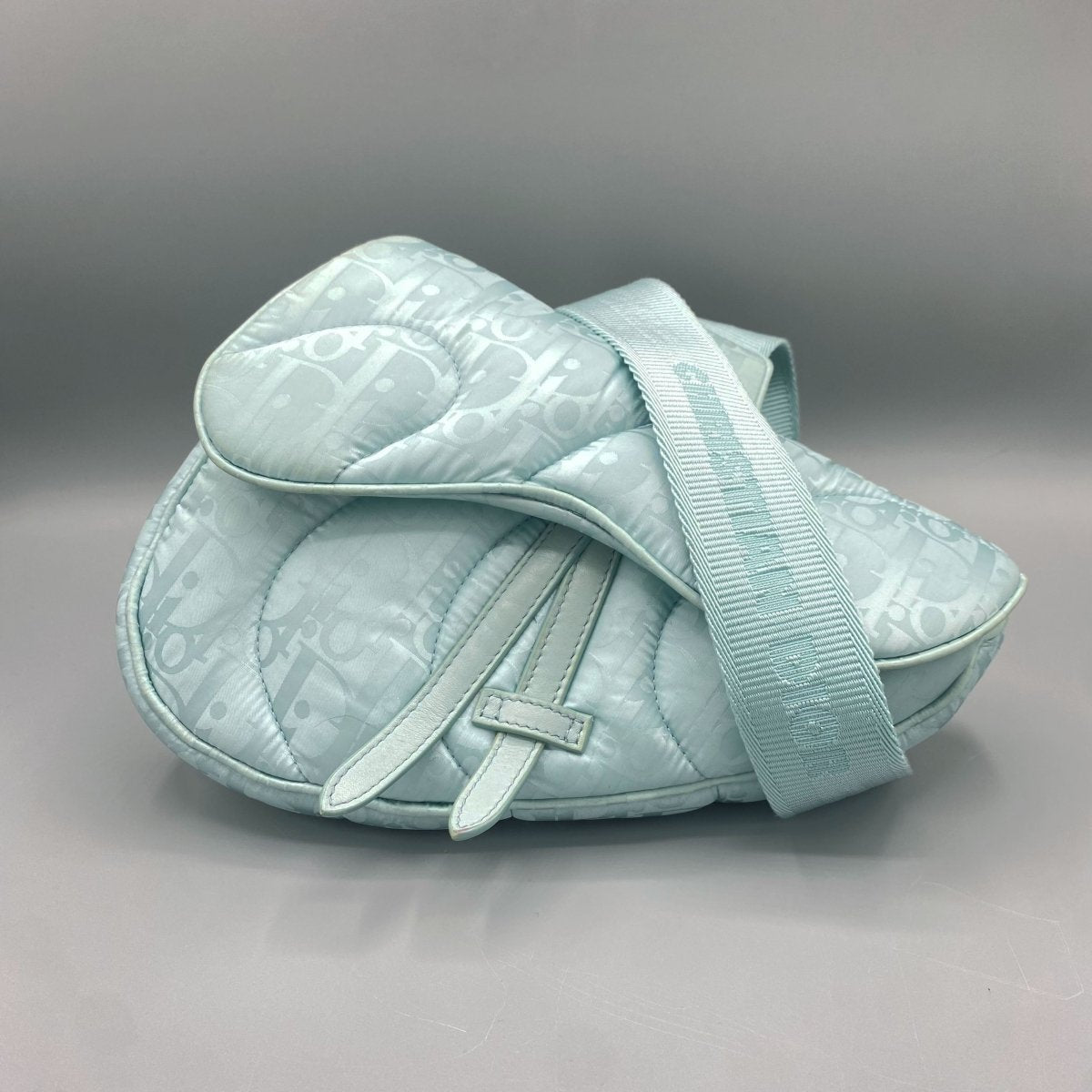 Saddle bag bleu turquoise Dior x ERL - Le Beau Gustave