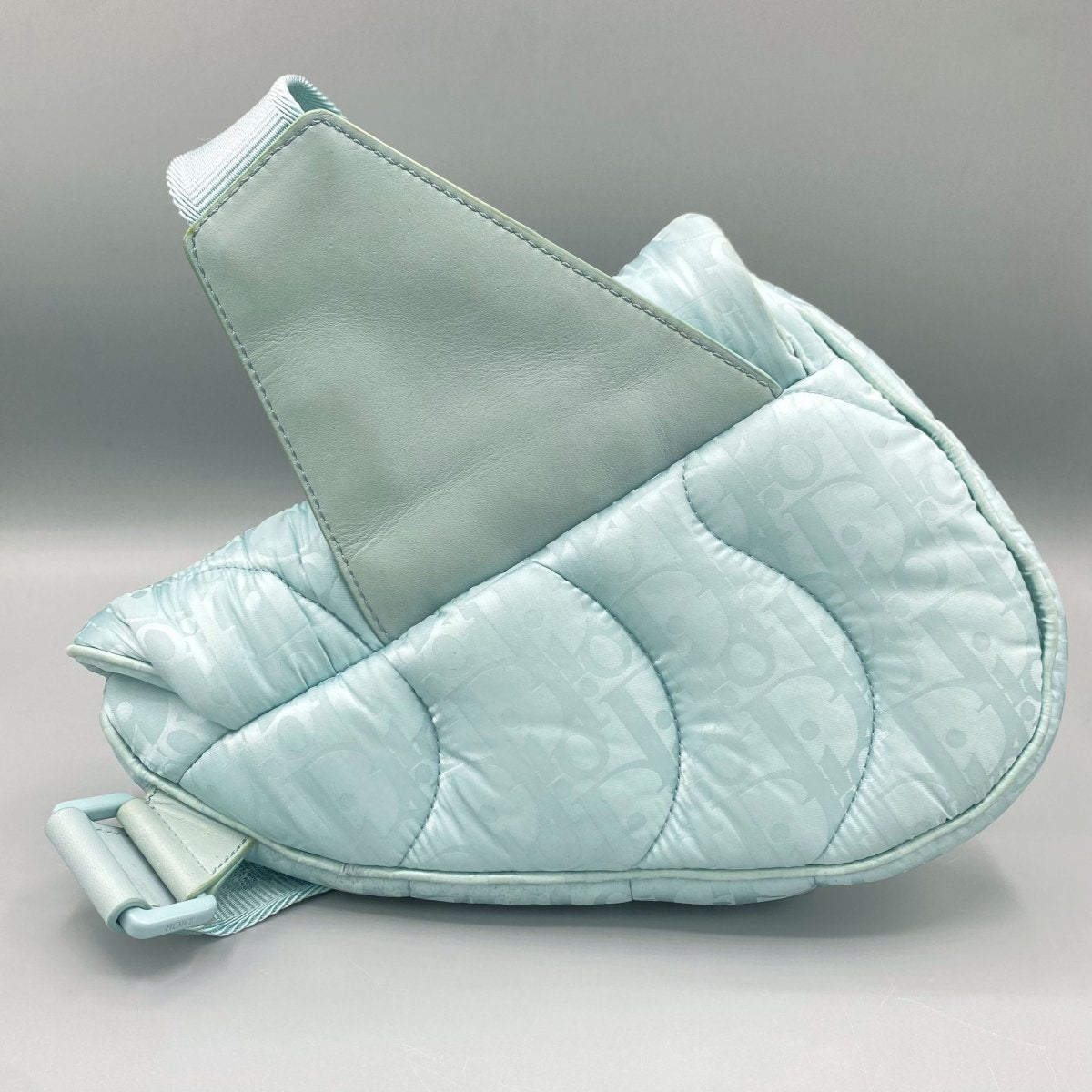 Saddle bag bleu turquoise Dior x ERL - Le Beau Gustave