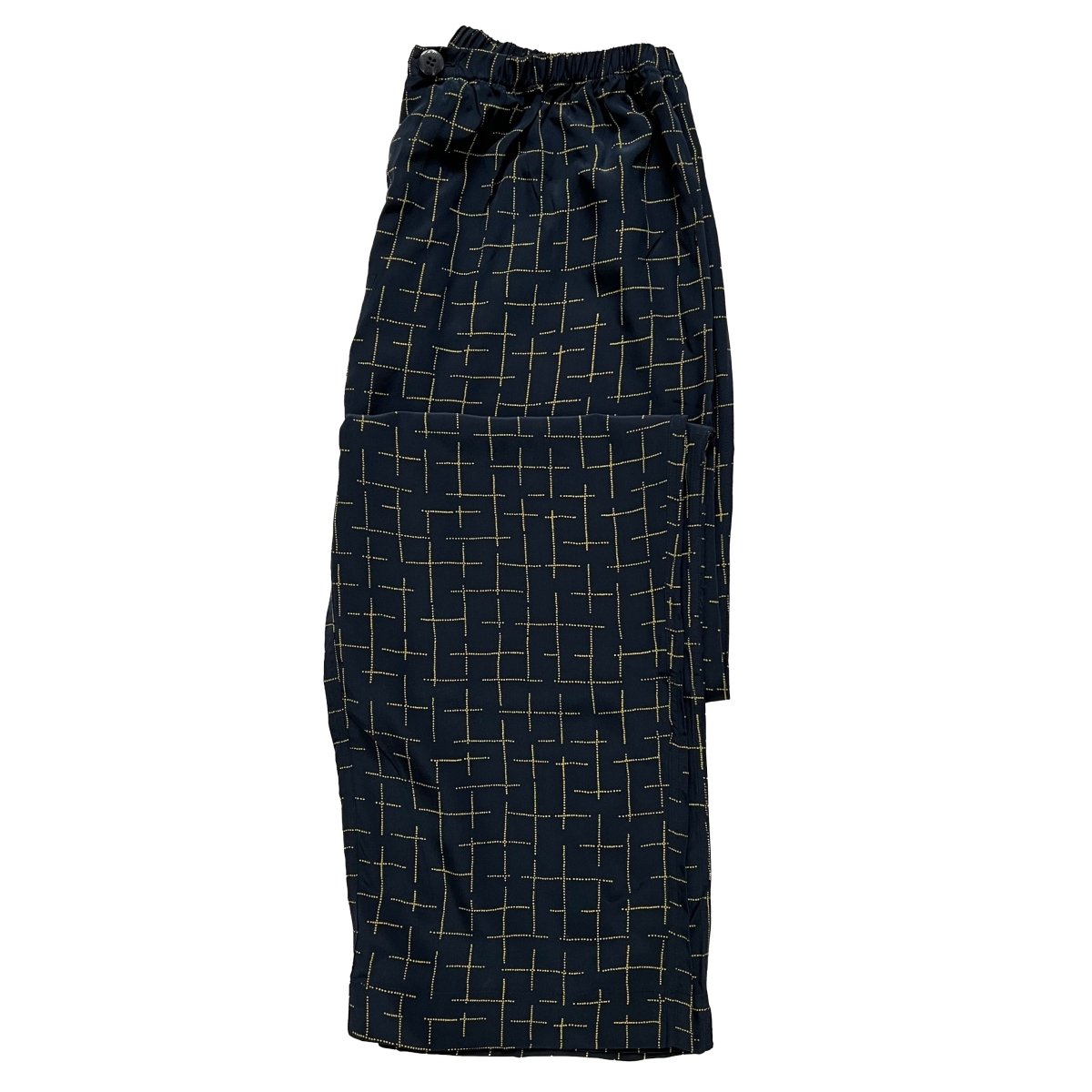 Set pyjama & peignoir bleu foncé - Le Beau Gustave