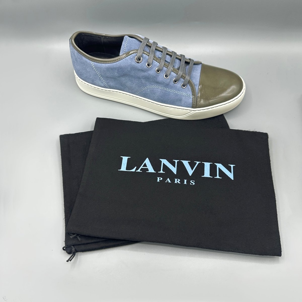 Sneakers bleues Lanvin - Le Beau Gustave