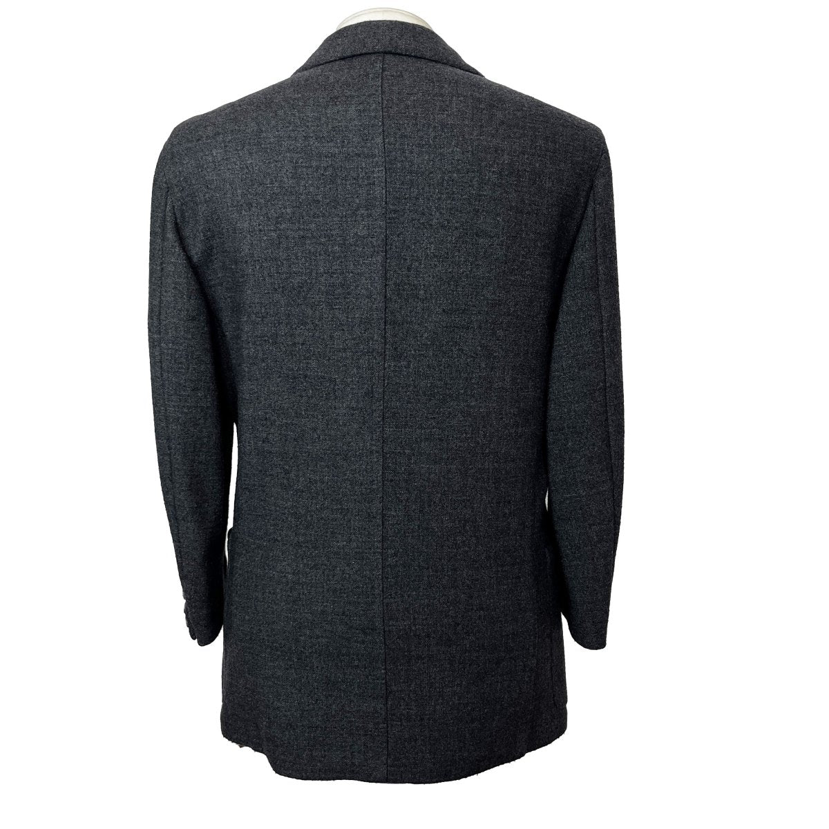 Sur-chemise Hermès d'hiver 4 boutons gris anthracite - Le Beau Gustave