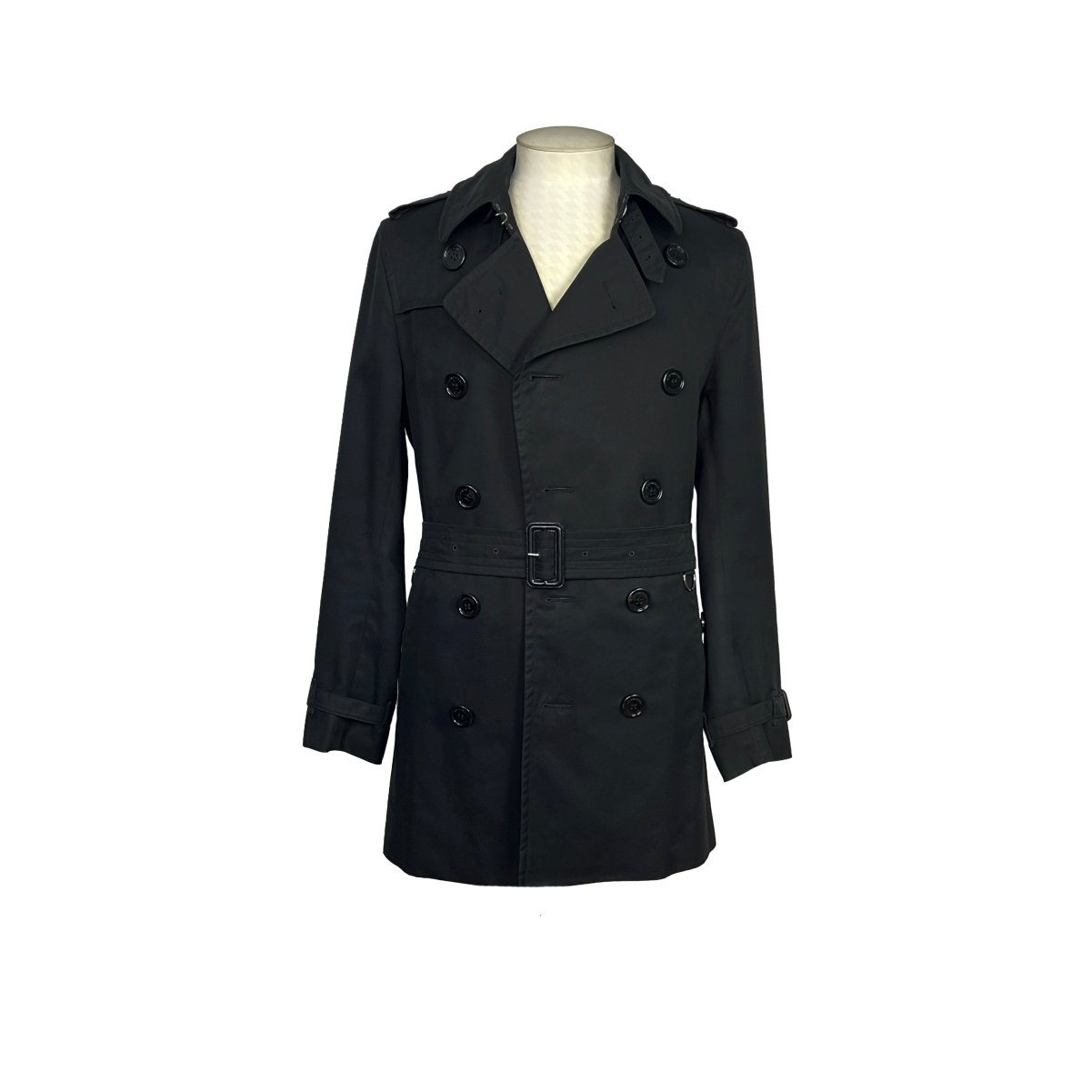 Trench 3/4 noir Burberry - Le Beau Gustave