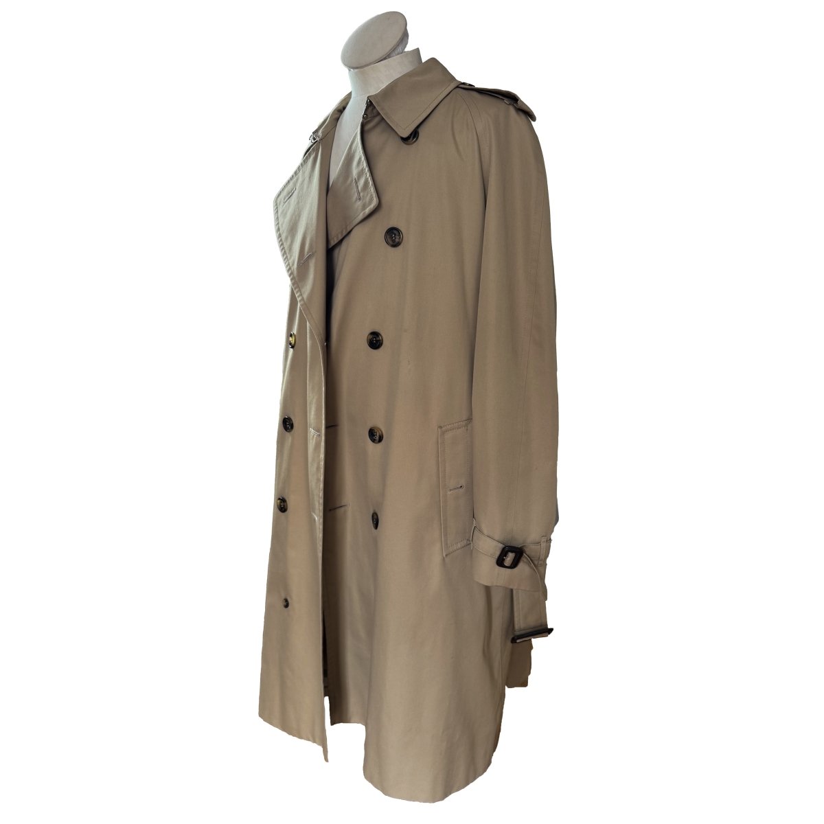 Trench coat long beige Burberry - Le Beau Gustave