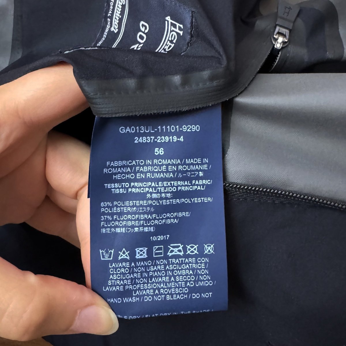 Veste blazer technique Herno noire Laminar Gore-Tex - Le Beau Gustave