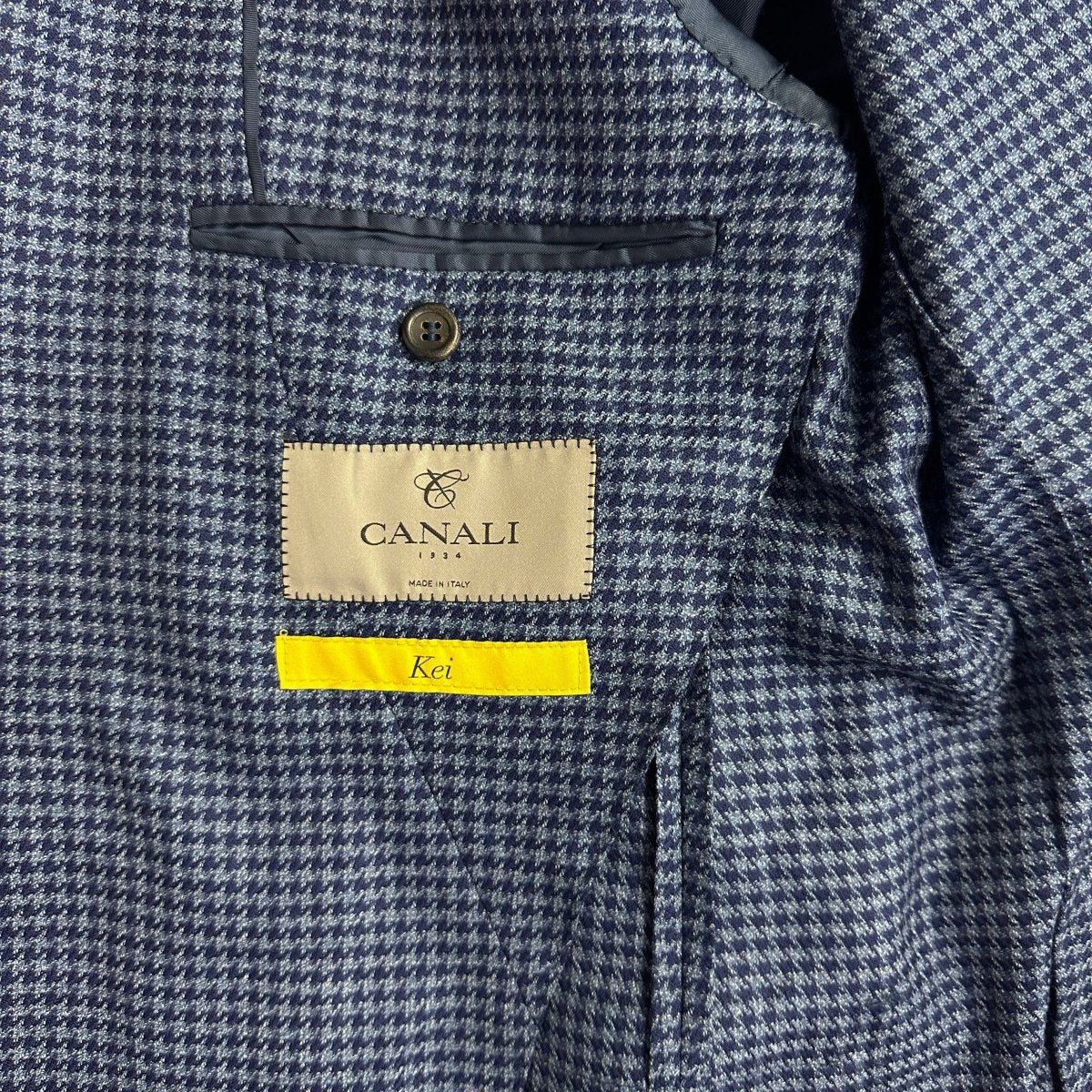 Veste bleue Canali - Le Beau Gustave