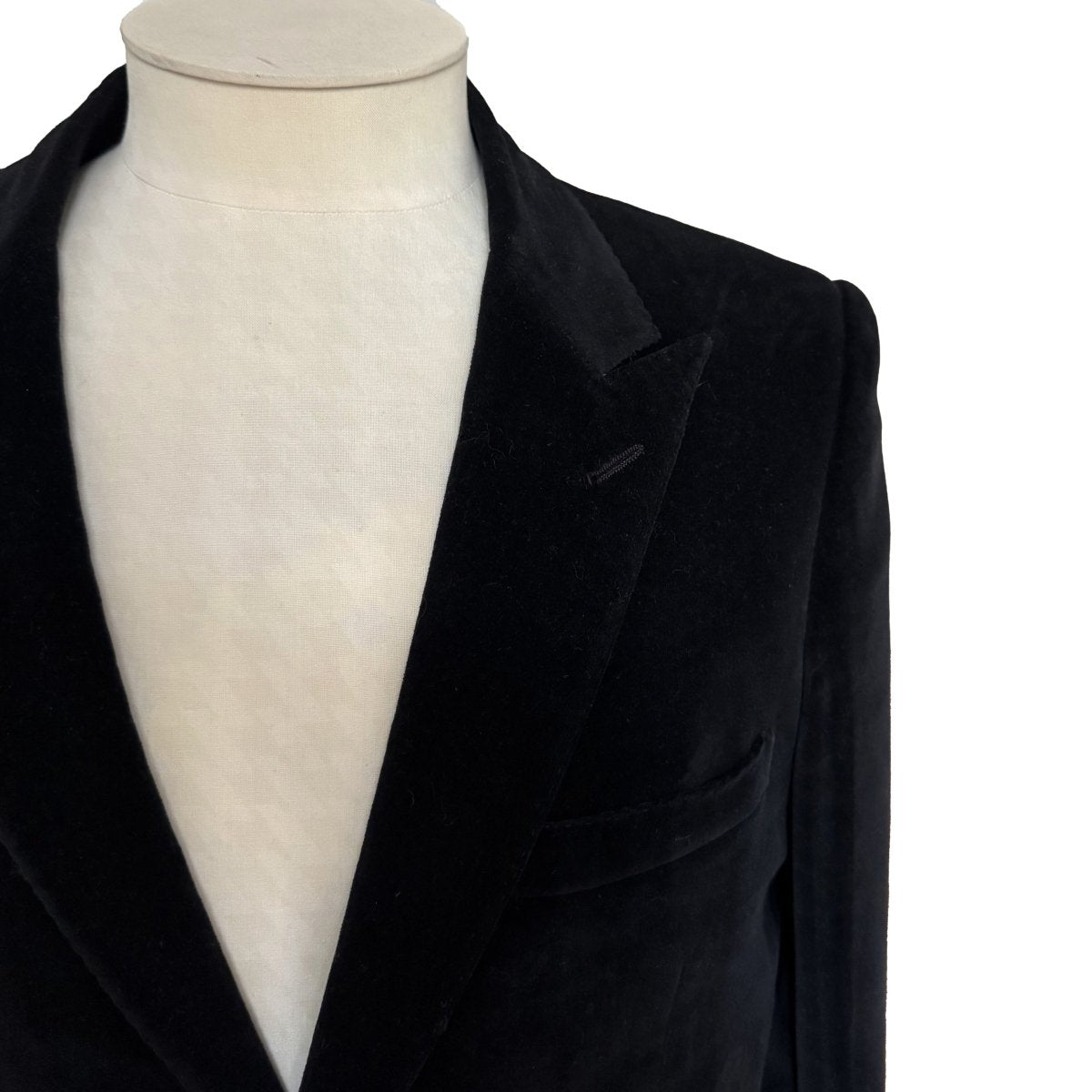 Veste Dior en velours noir uni - Le Beau Gustave
