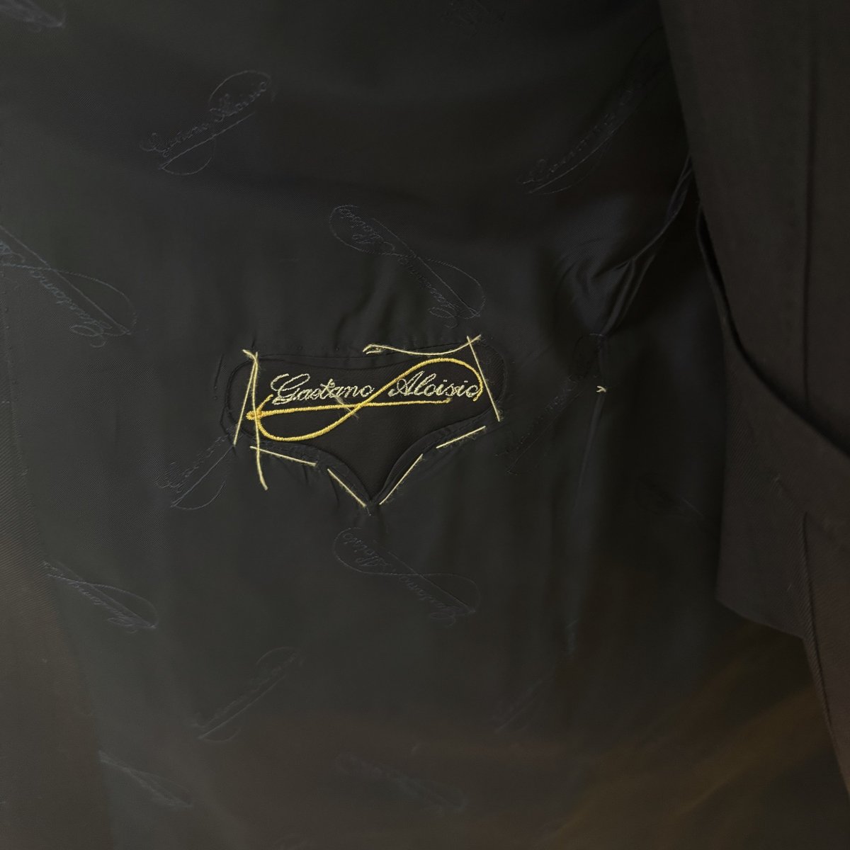 Veste & gilet de costume Gaetano Aloisio bleu marine - Le Beau Gustave