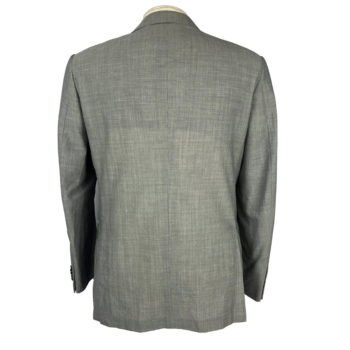 Veste grise seersucker Zegna - Le Beau Gustave