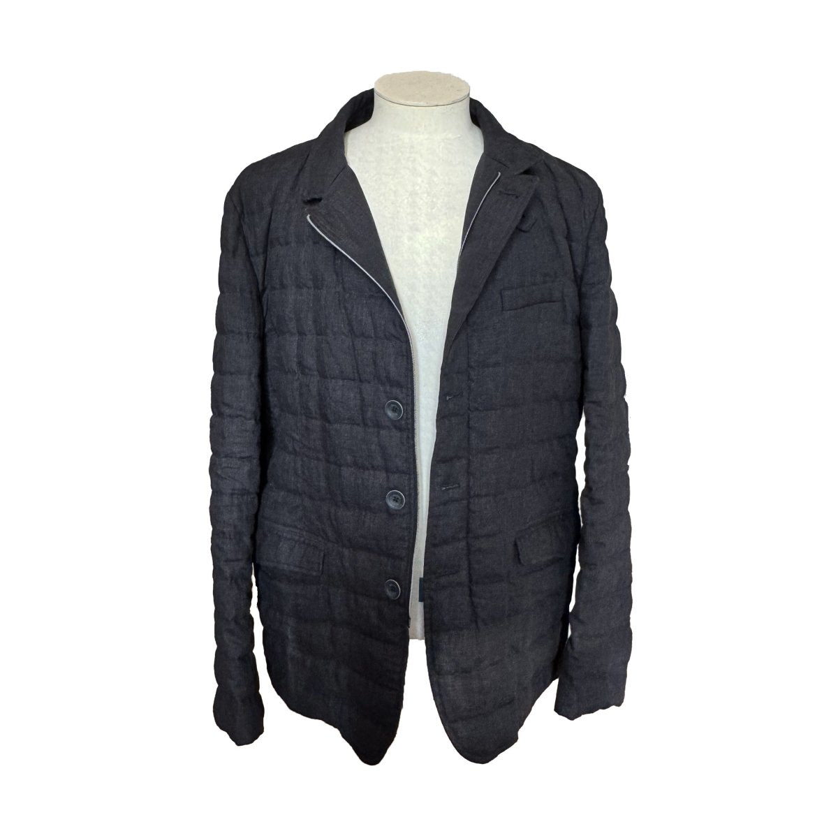 Veste matelassée Herno gris anthracite - Le Beau Gustave