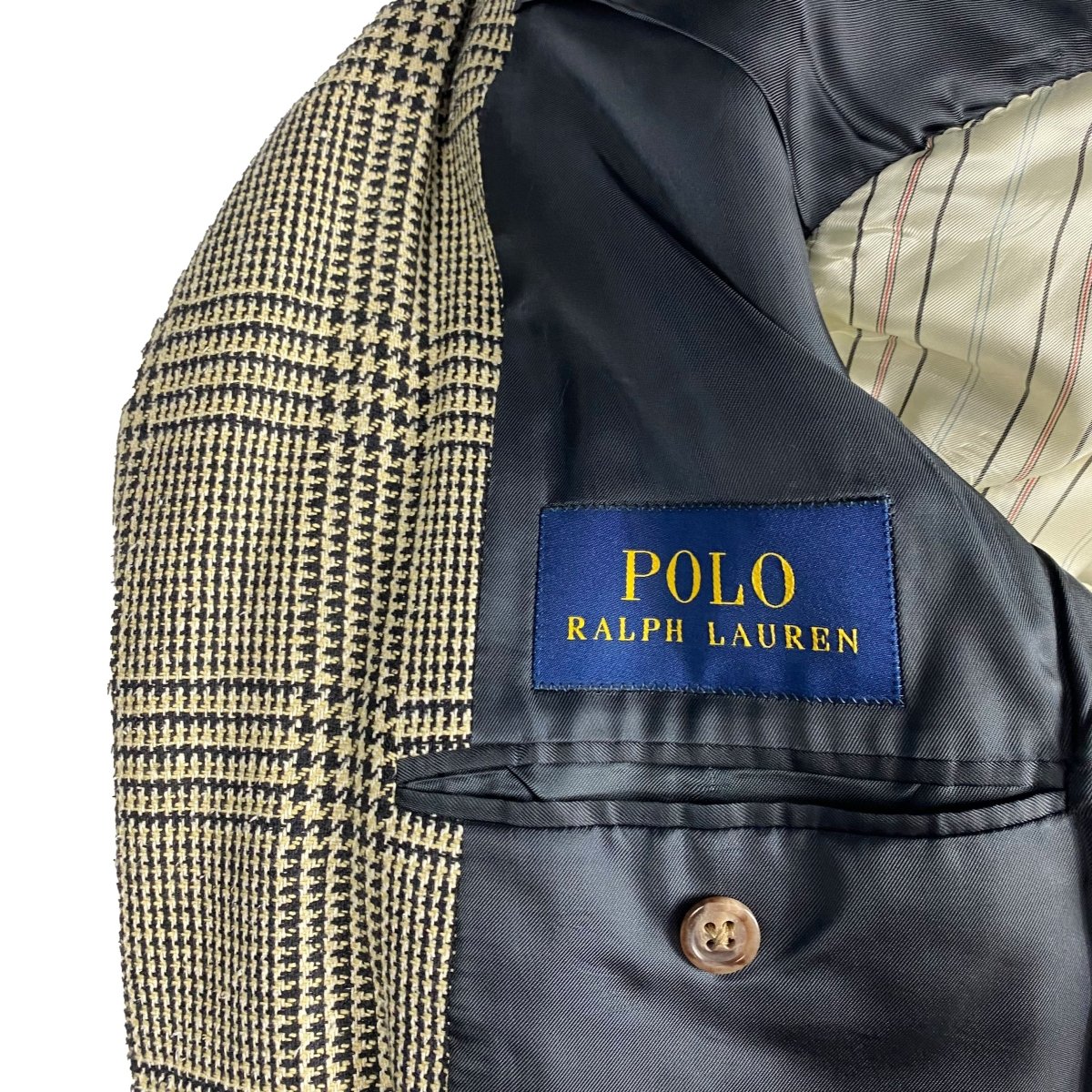 Veste Prince de Galles en soie Polo Ralph Lauren - Le Beau Gustave