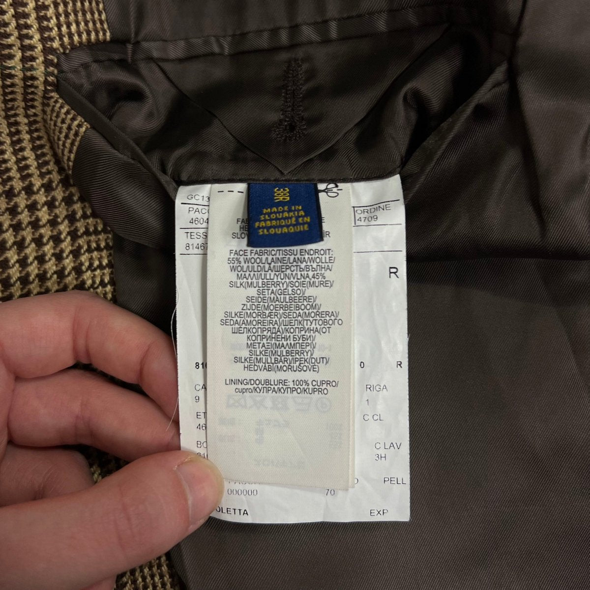 Veste prince - de - galles Polo Ralph Lauren - Le Beau Gustave
