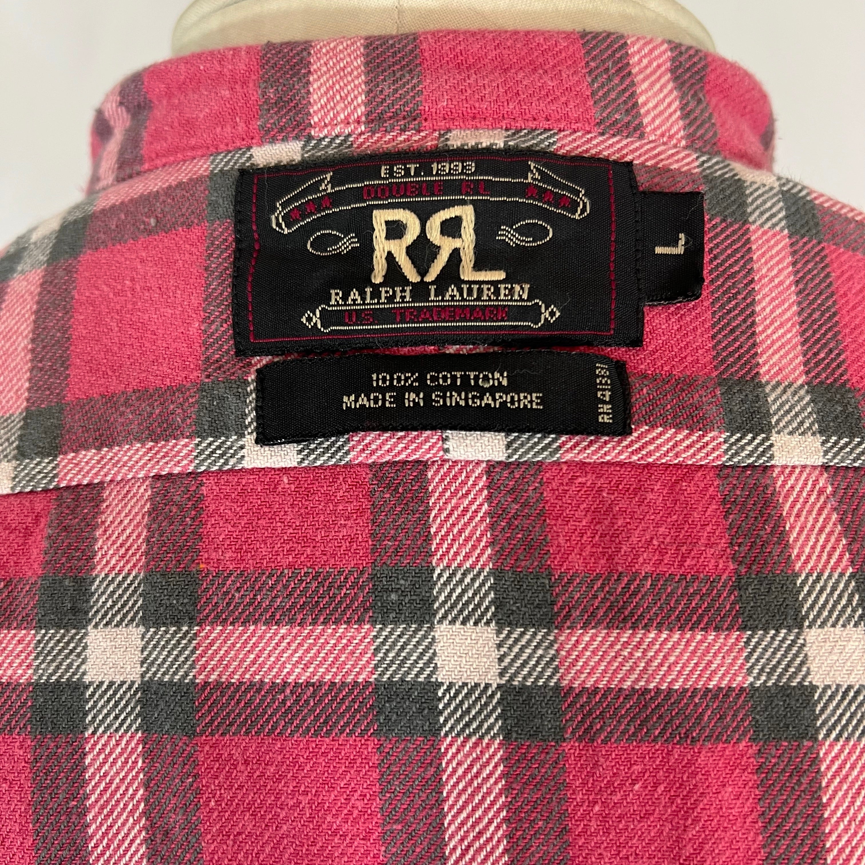 Chemise à carreaux RRL