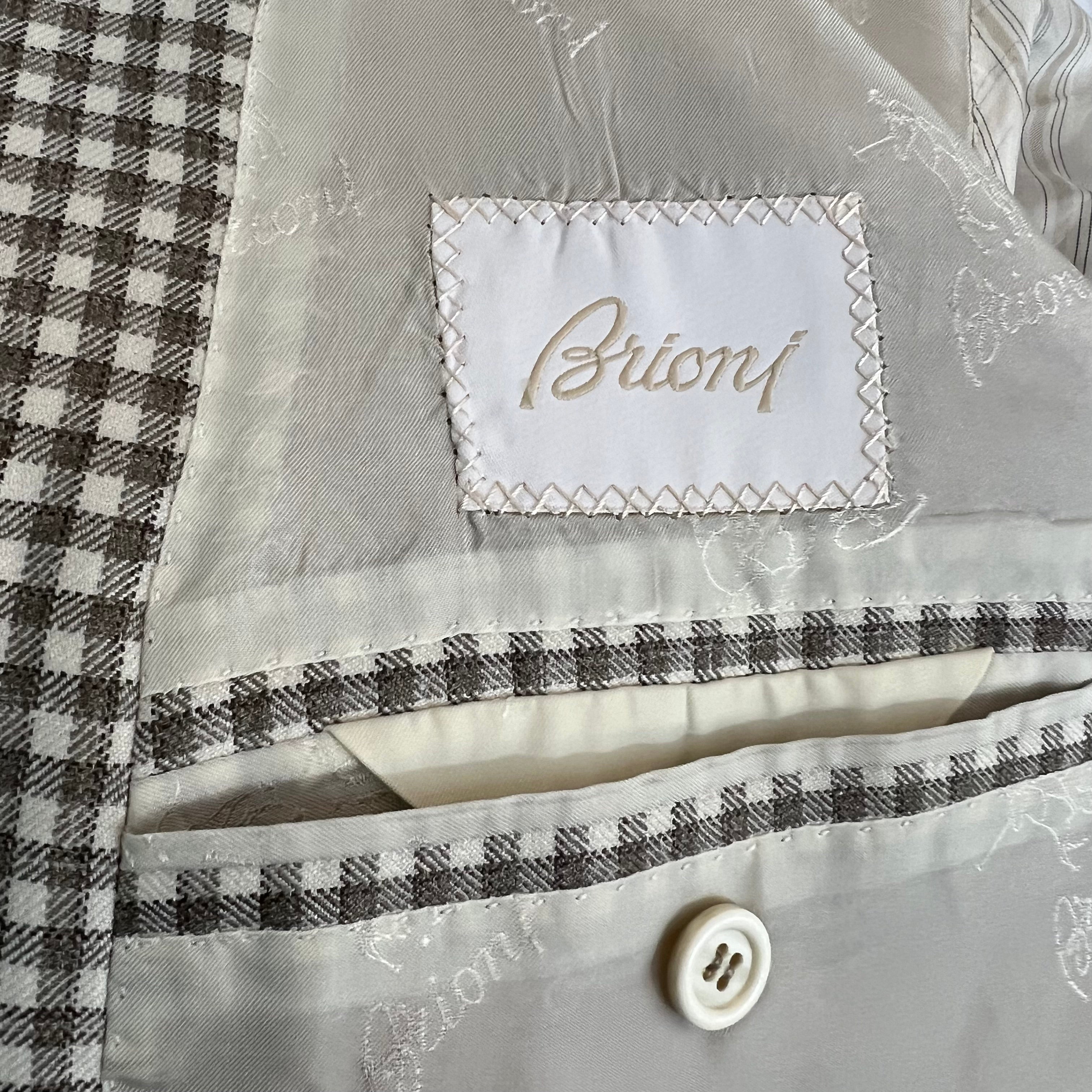 Veste à carreaux Brioni