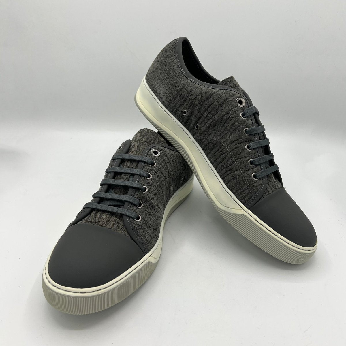 Basket grise foncé Lanvin - Le Beau Gustave