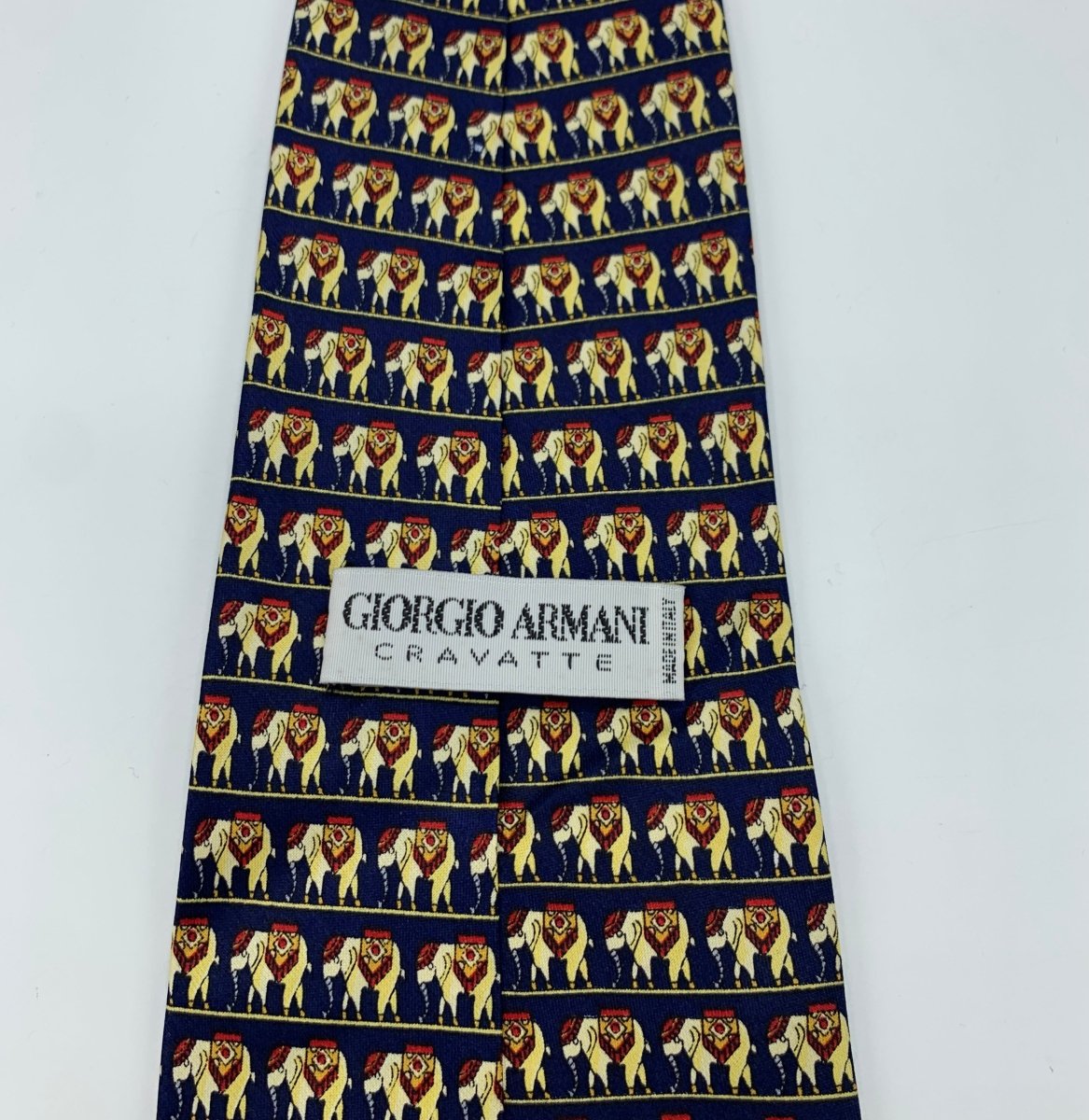 Cravate à motifs Giorgio Armani - Le Beau Gustave