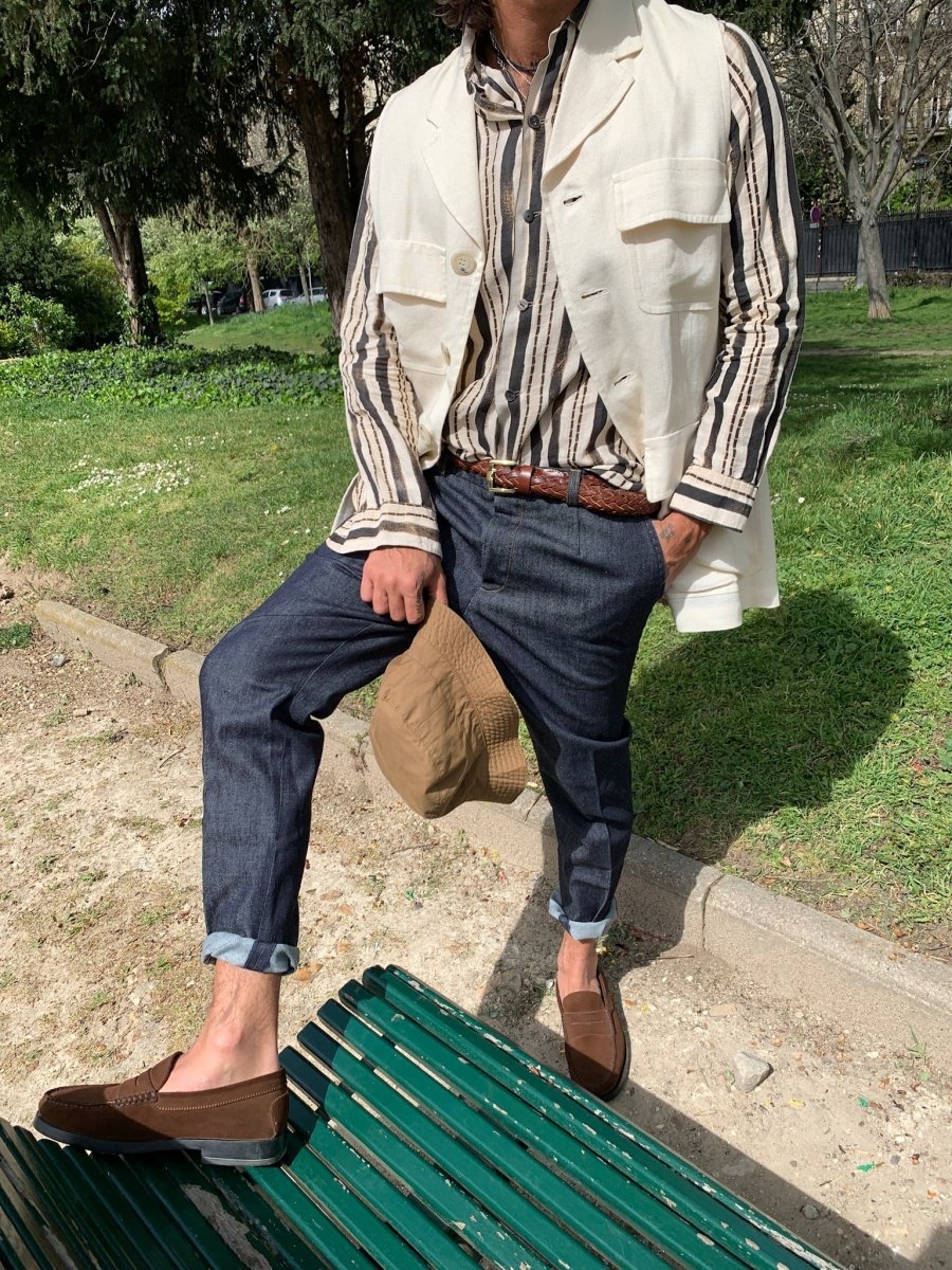 Mocassins Tod's daim - Le Beau Gustave