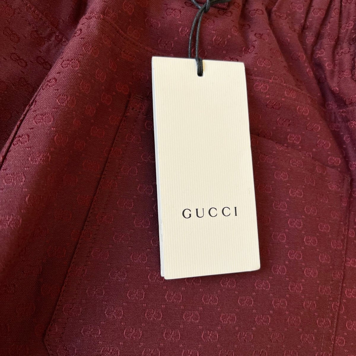 Pantalon toile Gucci Rouge - Le Beau Gustave