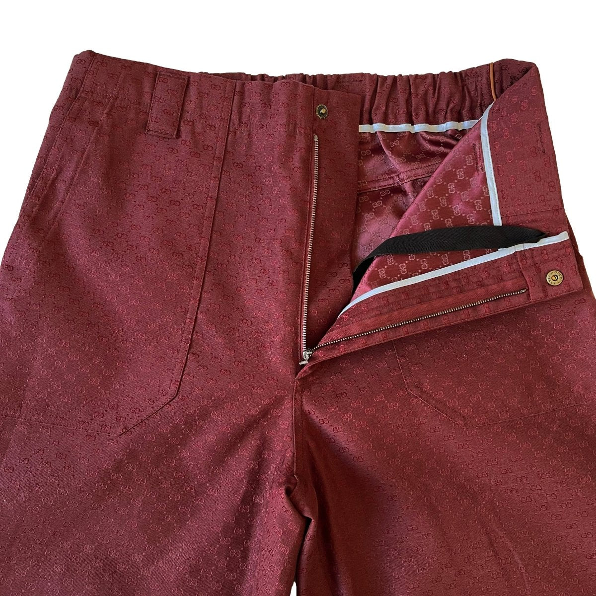 Pantalon toile Gucci Rouge - Le Beau Gustave