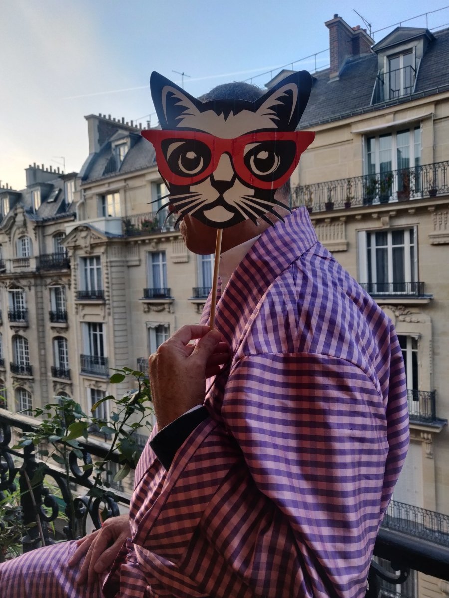 Peignoir shantung de soie - Le Beau Gustave