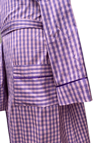 Peignoir shantung de soie - Le Beau Gustave