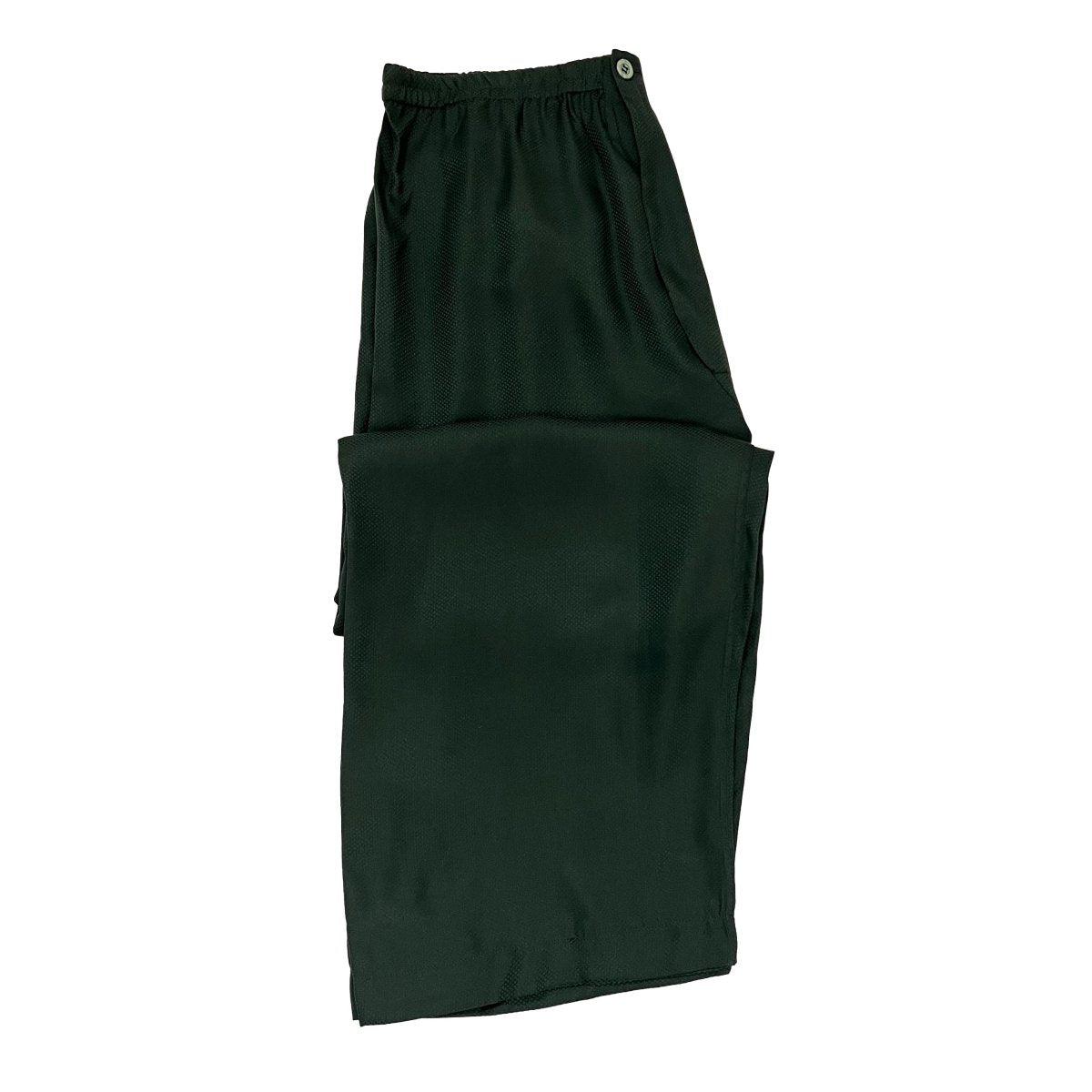 Pyjama soie Grigio Perla vert - Le Beau Gustave