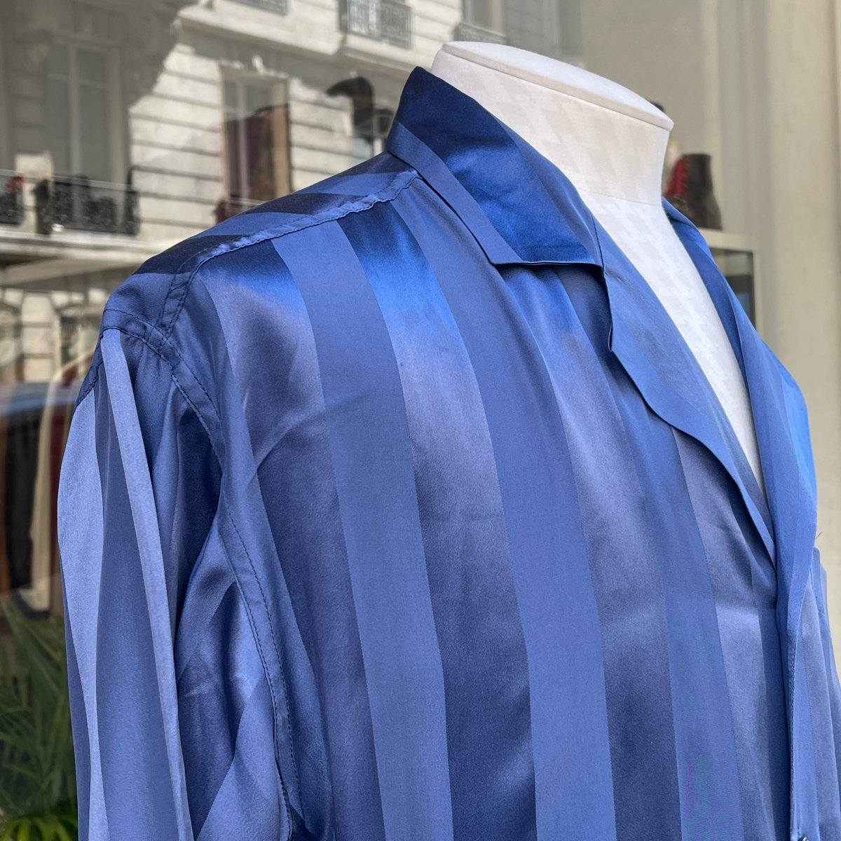 Set Peignoir/Pyjama en soie. - Le Beau Gustave